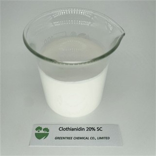 Č. CAS 210880-92-5 Insekticidy 20 procent SC Clothianidin Technical C6H8ClN5O2S na prodej